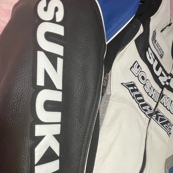 {Joe Rocket}Suzuki GSXR Leather Moto Racing Jacket - Picture 8 of 9